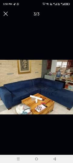 6 piece soft sofa