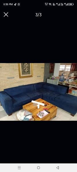 6 piece soft sofa 0