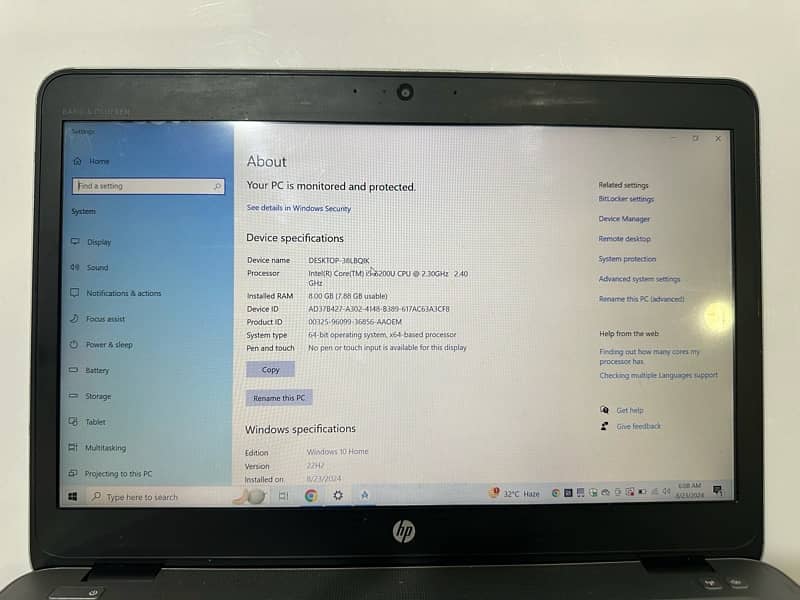 Hp Elite Book corei5 6th generation laptop 3