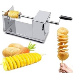 Spiral Twister Potato Chips Slicer Vegetable Cutter Cutting Machine