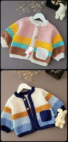 Crochet Baby Boy Jersey New. Hand Made . Made on order 0