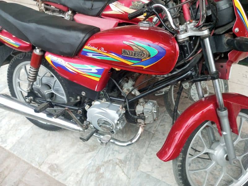 United bike 100 cc tyre tube new engine pack all Punjab number 2