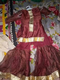 5 years baby gharara suit