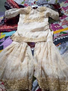 3 to 4 years baby gharara suit