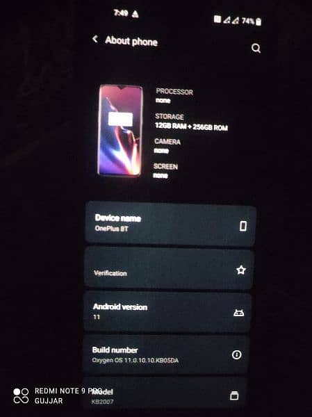 ONe plus8T for sale 10/10 condition 4