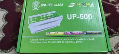 UNI-PEC UP-500 DC 12V to AC 230V Power Inverter - 500 Watts