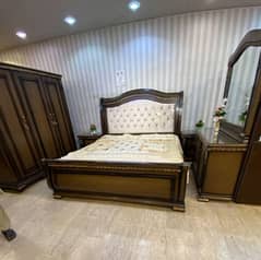 Complete Bed set with wardrobe & Dressing Table