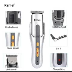 Kemei km 3590  Original 8 in 1 Trimmer Shaver Nose Trimmers O344-433O