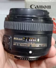 Nikon 50mm f/1.8G professional portrait lens 03432112702