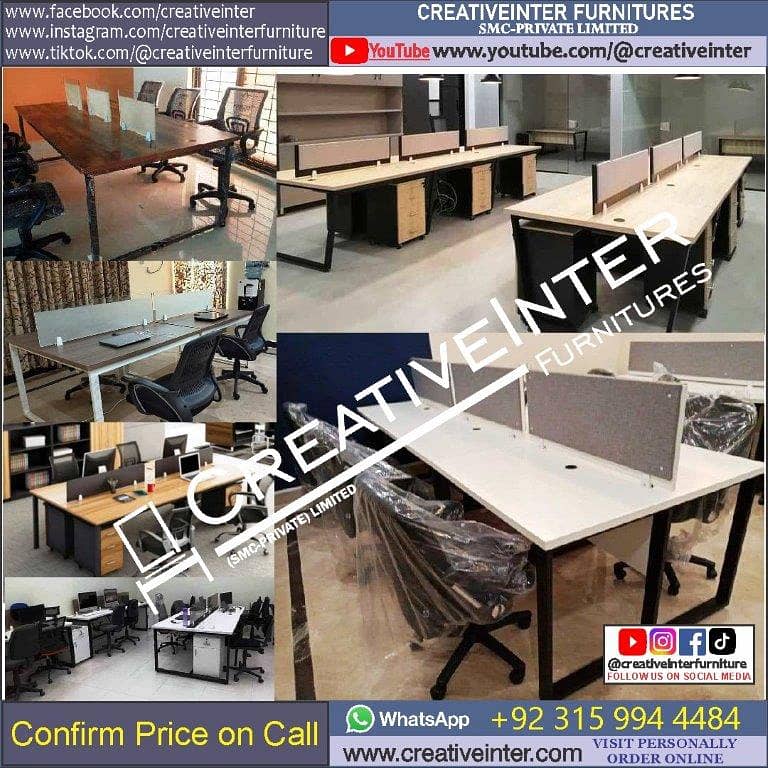 Office Workstation Table Meeting Conference Desk Executive CEO Chair 17