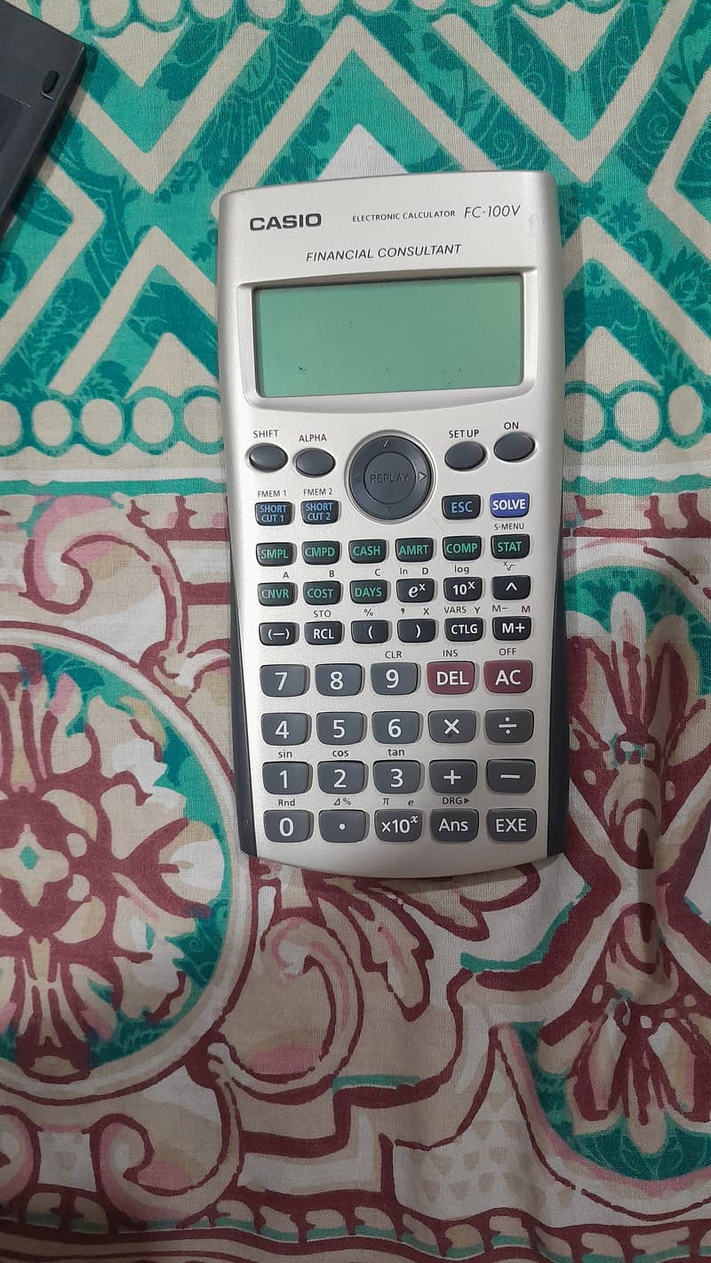 Casio financial calculator fc-100v 3