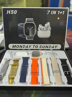 Sunday to Monday H50 smart watch