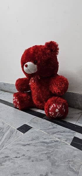 Teddy bear Red big 1