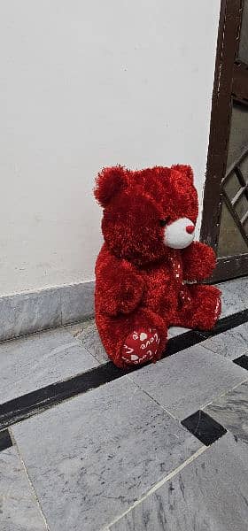 Teddy bear Red big 2