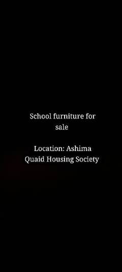 6 big school furniture desk for sale