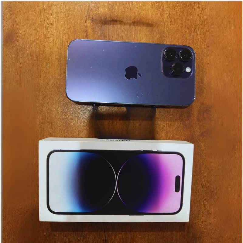 Iphone 14 pro max Deep Purple Non PTA 256G Physical+E-sim 5