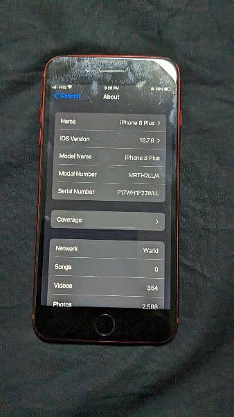 iphone 8plus 256gb PTA APPROVED 8