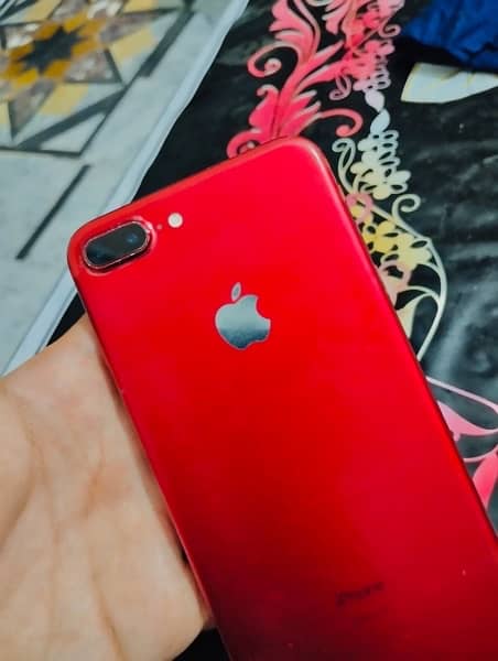 iPhone 7+, red color PTA approved 128 gb 3