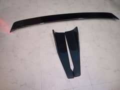 2007-2012 honda civic vertex lip spoiler and side skirts