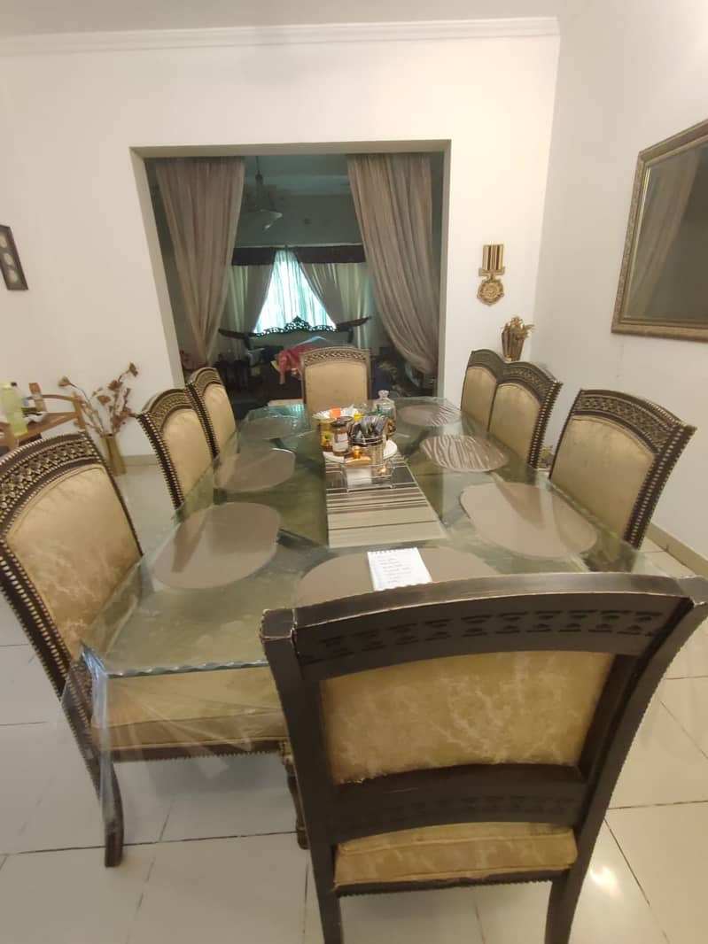 Dining Table Plus 8 Chairs 3