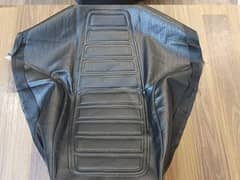 Motorcycle rexine seatcover black