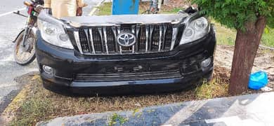 Toyota Prado front bumper with grill headlights and fog lights 0