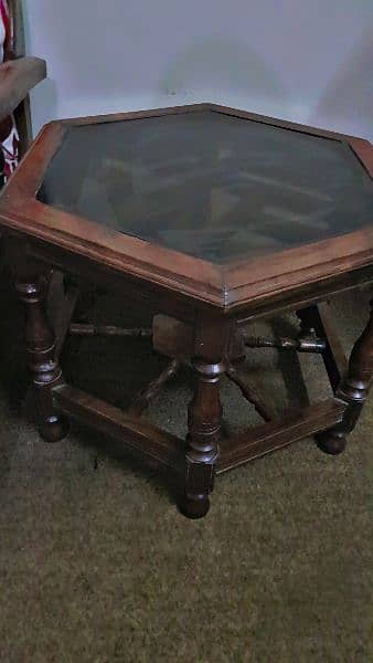 3 pure wooden center tables 1