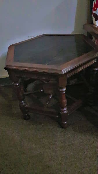 3 pure wooden center tables 2