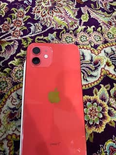 red iPhone 12 / 128gb /  sim working /80%health 10 by 10 ok