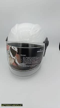 HALF FACE BRANDED HELMET WHITE