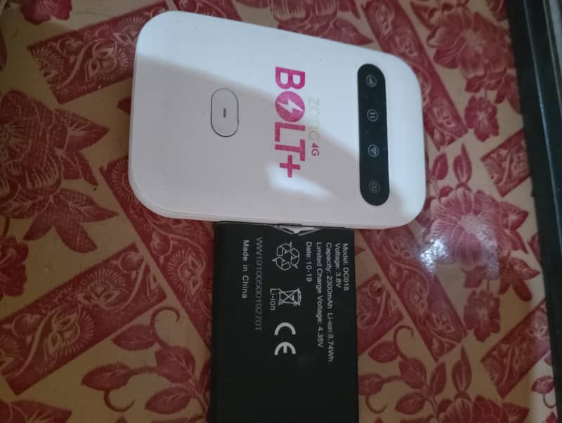 ZONG 4G Bolt+ MF25 4G Device Unlocked All Sim, Up to 150 Mbps, Speed 4