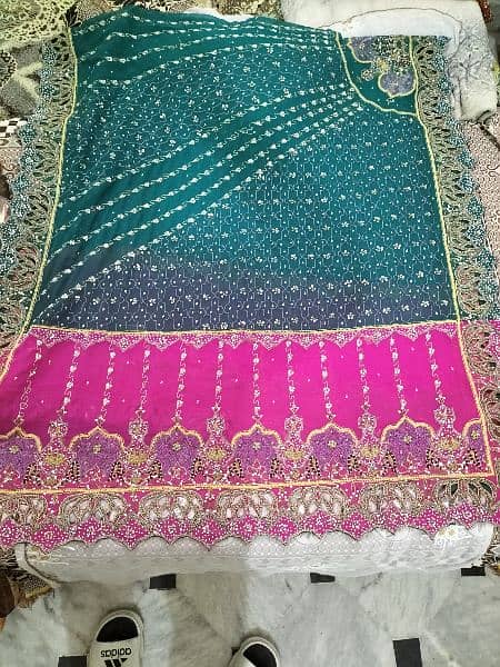 Bridal Two Lehngas For Sale With One Jewelry Set 5