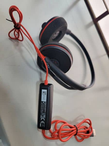 Plantronics C3220 Red Wire Noice Canceling USB Headset. 1