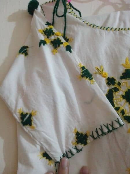 baby handmade embroidery krta pajama 1