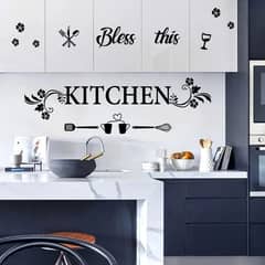 kitchen quote wall decor sticker