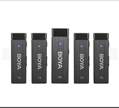 Wireless mic  Boya BY-W4 four Channel wireless microphone