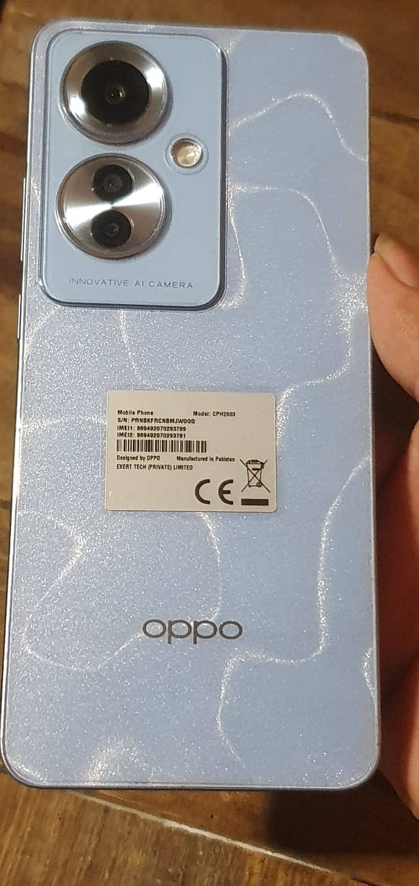 Oppo Reno 11 f 5 g condition 10/10 8 month warranty left 6