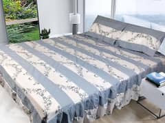 3 PCs cotton patchwork double bedsheet