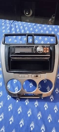 Honda city console with music player