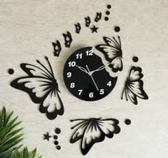 Butterfly wall clock 0