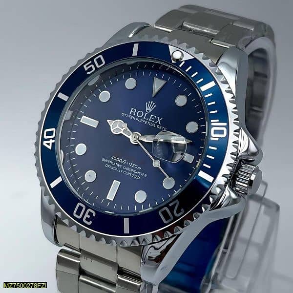 Men's formal analog Rolex watch 0