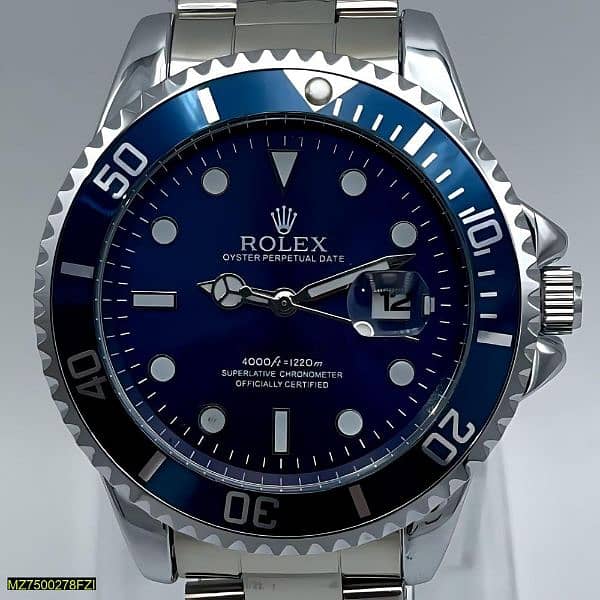 Men's formal analog Rolex watch 2