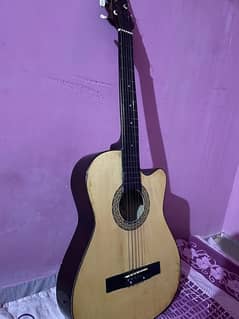 original wooden guitar