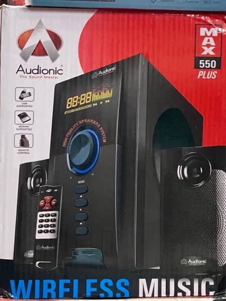 Audionic Bluetooth Home Theatre Speakers + Woofer Urgent Sale 2