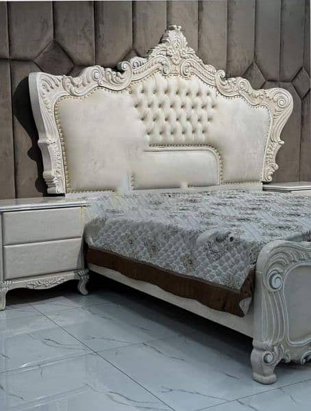 Bed set double bed original wooden 4