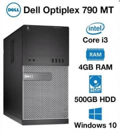 Dell 790 With i3 2nd gen 128gb SSD