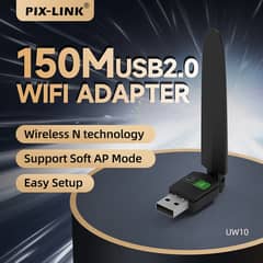 PIX-LINK UW10 150Mbps Network Card WiFi Dongle USB WiFi Adapter