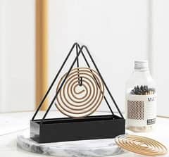 Metal mosquito coil stand