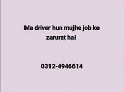 Ma driver hun mujhe job ke zarurat hai

0312-4946614