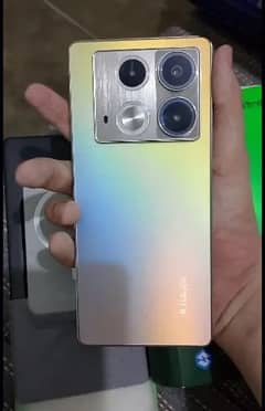 Infinix note 40 complete box with wireless charger